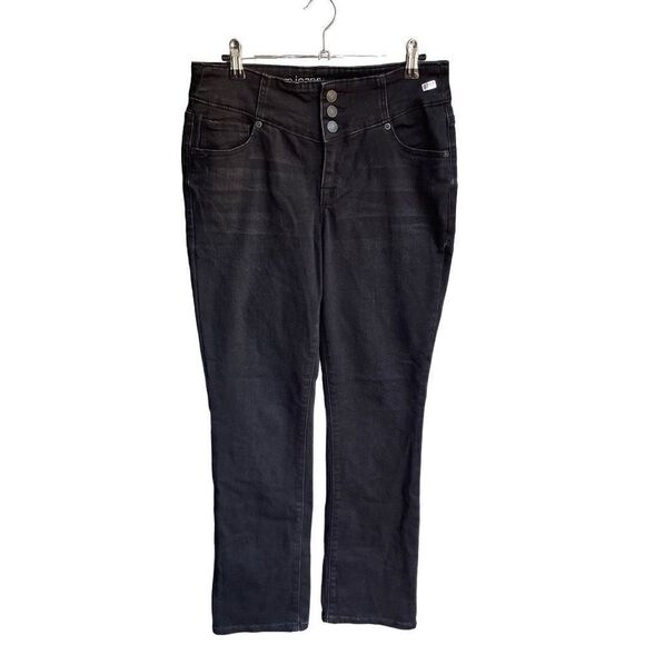 Maurices Straight Jeans 6S Women’s Black High-Rise Gently Used [#0717] - Picture 1 of 7